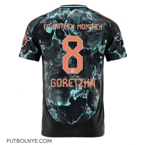 Camiseta Bayern Munich Leon Goretzka #8 Visitante Equipación 2024-25 manga corta